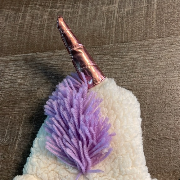 Top Paw Dog Apparel Unicorn White Purple Fleece Rose Gold Horn Hooded Costume XS - Picture 5 of 14
